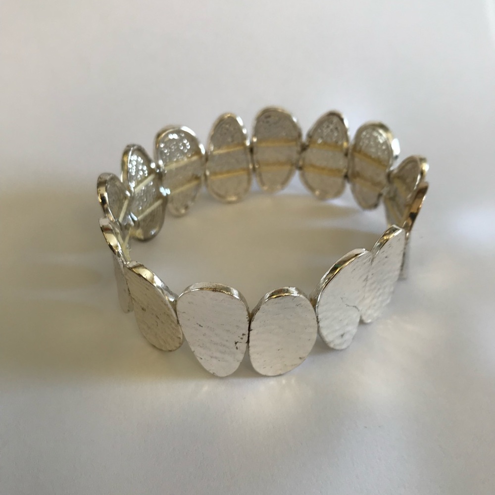 Silver Stretchy Bracelet | New